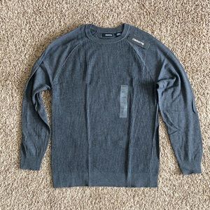 Claiborne charcoal heather men’s sweater - Size Large -NWT